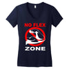 no flex zone arm gym workout Women's V-Neck T-Shirt