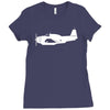 tbm avenger air attack fire bomber vinyl decal cal fire airplane Ladies Fitted T-Shirt