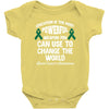 education is the most pwerful weapon you can use to change the world l Baby Bodysuit