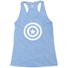 capitan america sticker vinyl decal Racerback Tank