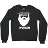 people without beard Crewneck Sweatshirt
