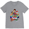 paw patrol birthday boy  brother V-Neck Tee