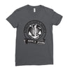 proud navy mom Ladies Fitted T-Shirt