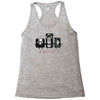 never forget casette diskette Racerback Tank