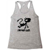 i'm not cat Racerback Tank
