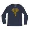 tribal print elephant geometric gold animals cool Long Sleeve Shirts