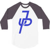 jake paul blue 3/4 Sleeve Shirt