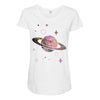Cute Cosmos Maternity Scoop Neck T-shirt