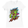 zombie cup Ladies Fitted T-Shirt