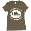 Funny 40th Birthday Ladies Fitted T-Shirt