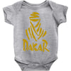 uomo dakar stampa oro moto deserto parigi africa sport Baby Onesie