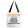October Girl Hated By Many Tote Bags