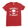 roswell 1947 we remember alien Ladies Fitted T-Shirt