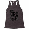 lord of the drinks Racerback Tank