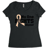 No One Fights Alone Women's Triblend Scoop T-shirt