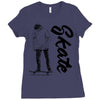 skate Ladies Fitted T-Shirt