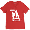wer nicht h&ouml;ren will muss f&uuml;hlen V-Neck Tee