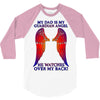 my dad is my angel 3/4 Sleeve Shirt