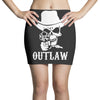 outlaw cow boy motor bike Mini Skirts