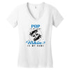 Pop is my Name Fishing Is My Game Women's V-Neck T-Shirt