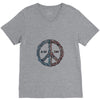 peace in our time vectorized V-Neck Tee