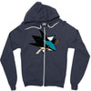 jose sharks youth Zipper Hoodie
