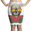 watermelon skull Pencil Skirts