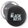 black keys Pin-back button