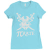 pi rate Ladies Fitted T-Shirt
