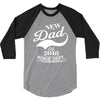 New Dad 2018 Rokie Dept. 3/4 Sleeve Shirt