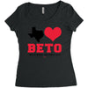 Texas Loves Beto Women's Triblend Scoop T-shirt