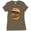 monster burger (2) Ladies Fitted T-Shirt