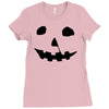 halloween jack o lantern Ladies Fitted T-Shirt
