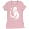 i'm smiling should scare u pirate skeleton Ladies Fitted T-Shirt