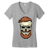 terror skull Women's V-Neck T-Shirt