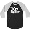 the dogfather bluetick coonhound white 3/4 Sleeve Shirt