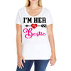 i'm her bestie Ladies Curvy T-Shirt