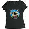road to aspen Women's Triblend Scoop T-shirt