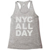 nyc all day Racerback Tank