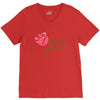 floral V-Neck Tee