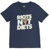 riots not diets V-Neck Tee