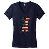 jake paul x american flag Women's V-Neck T-Shirt