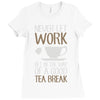 never let work Ladies Fitted T-Shirt