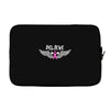 angel wing believe breast cancer Laptop sleeve