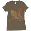 beware! Ladies Fitted T-Shirt