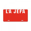 la jefa License Plate