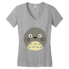 totoro Women's V-Neck T-Shirt
