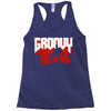 doomy and groovy Racerback Tank