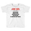 June Girl Hated By Many Toddler T-shirt