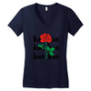 Love Rose Women's V-Neck T-Shirt